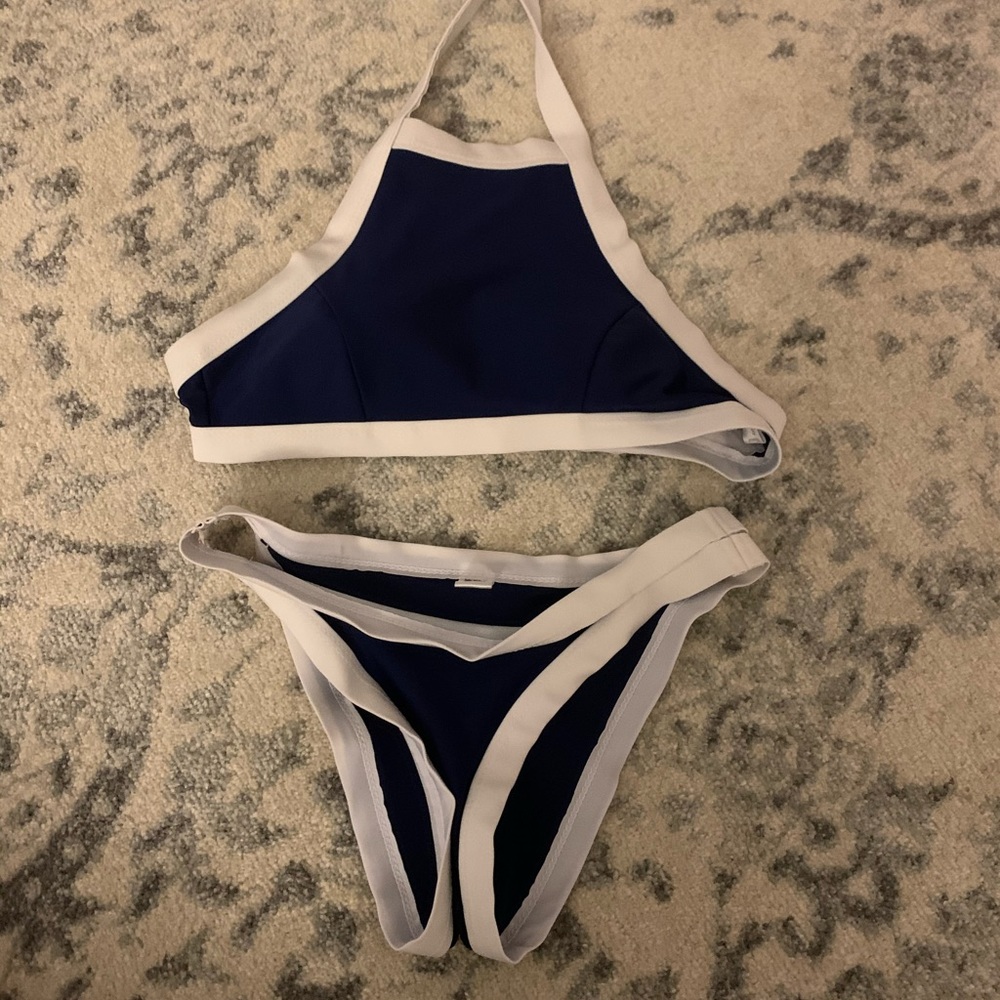 High neck bathing suit!!